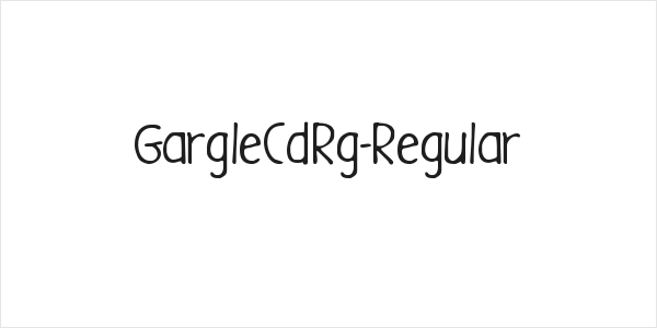 GargleCdRg-Regular Logo
