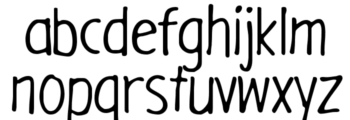 GargleCdRg-Regular Font LOWERCASE