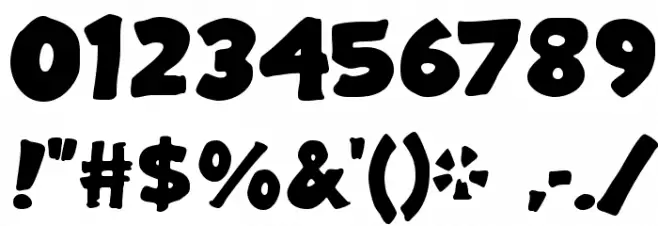 GargleExRg-Bold Font OTHER CHARS