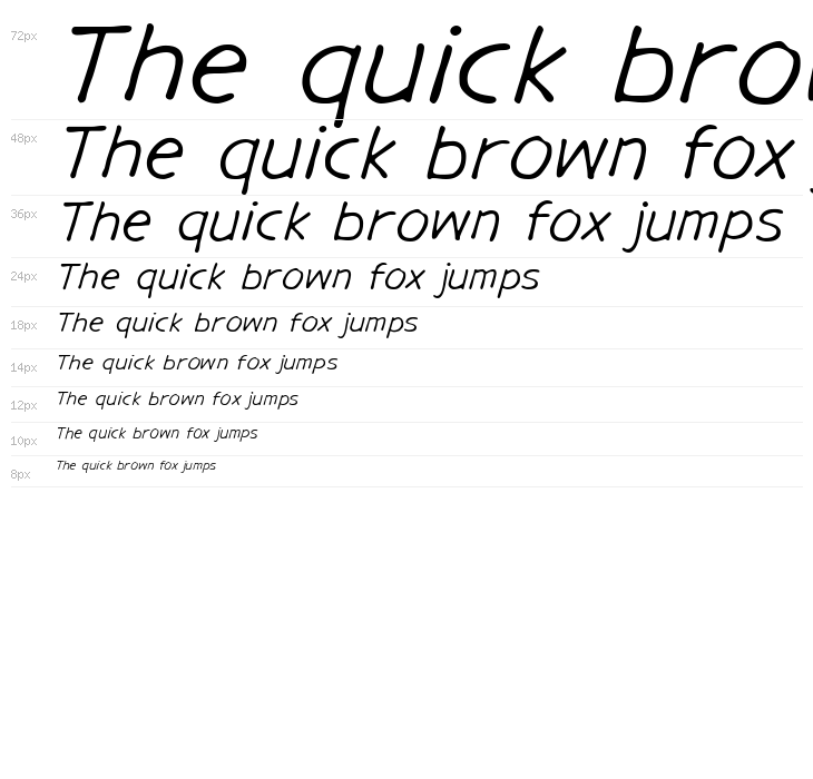 GargleExRg-Italic Waterfall