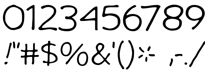 GargleExRg-Regular Font OTHER CHARS