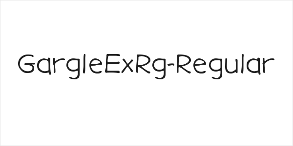 GargleExRg-Regular Logo