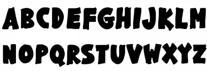 GargleRg-Bold Schriftart Groß