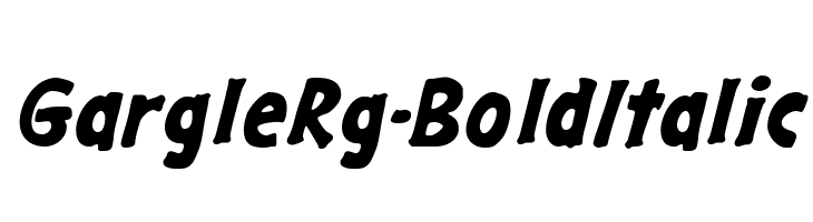 GargleRg-BoldItalic  baixar fontes gratis