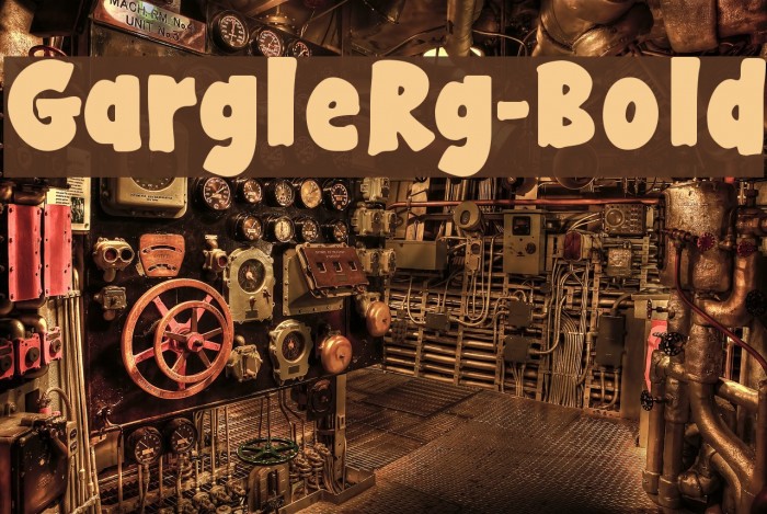 GargleRg-Bold Font examples