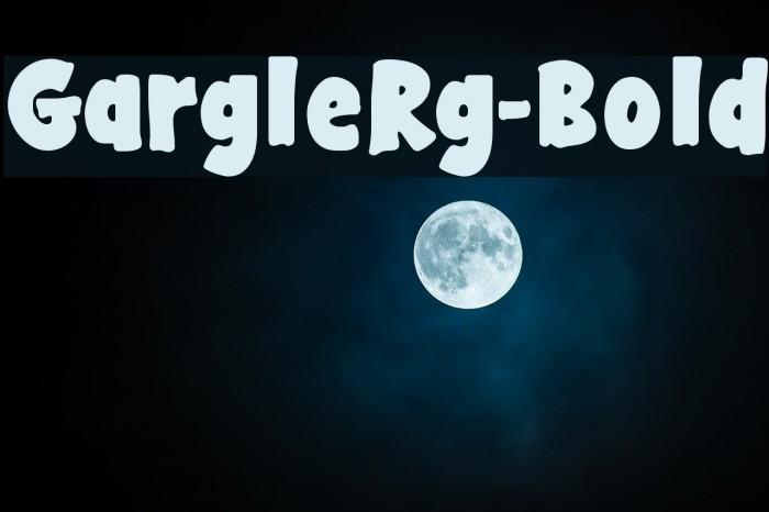 GargleRg-Bold Font examples