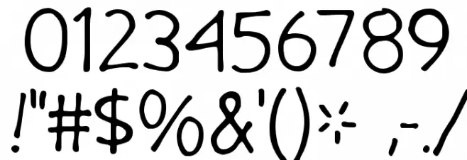 GargleRg-Regular Fuentes OTROS CHARS