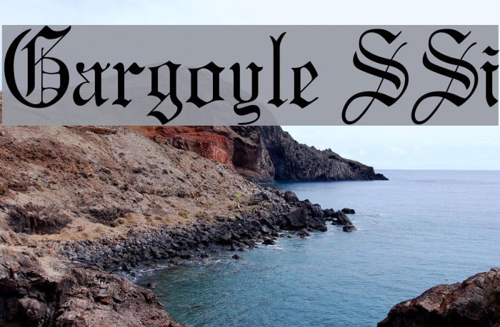 Gargoyle SSi Font examples