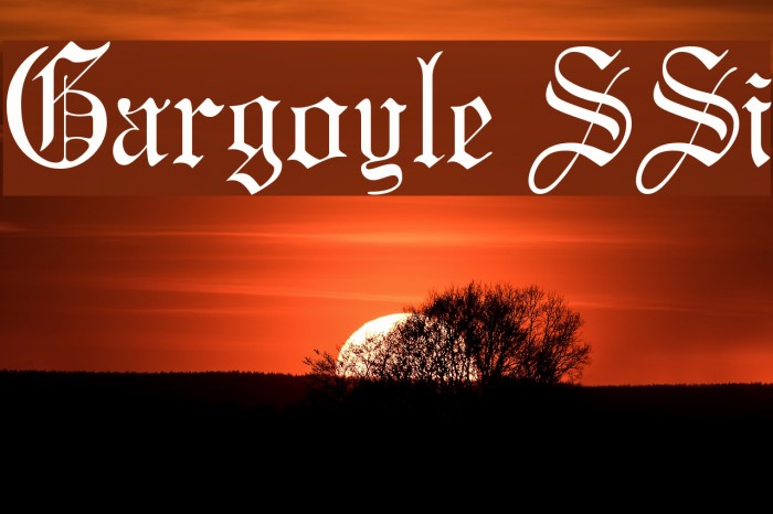 Gargoyle SSi Font examples
