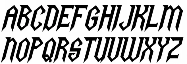 Gargoyles Italic Polices MAJUSCULES