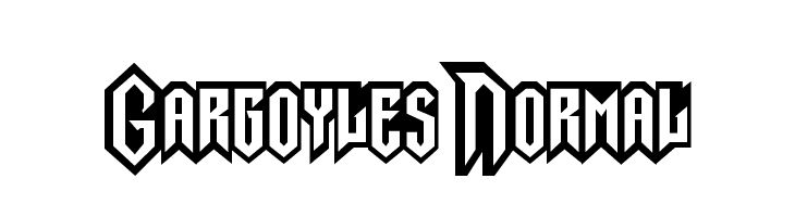 Gargoyles Normal  フリーフォントのダウンロード