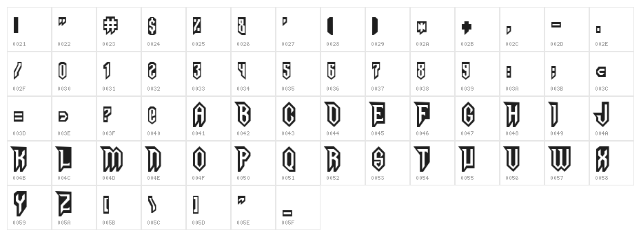 Gargoyles Normal Character Map