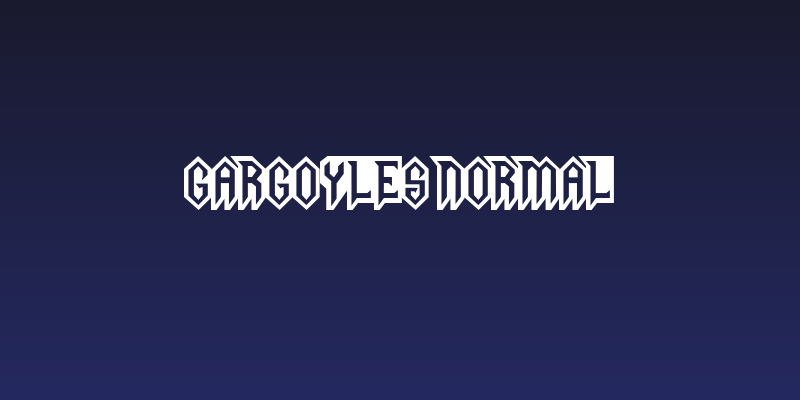 Gargoyles Normal Social Header