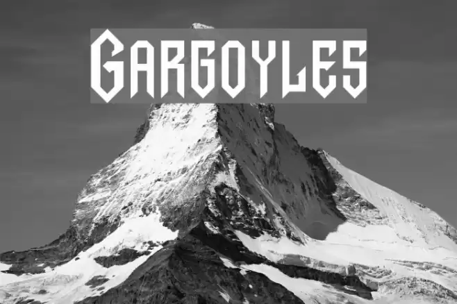 Gargoyles フォント examples