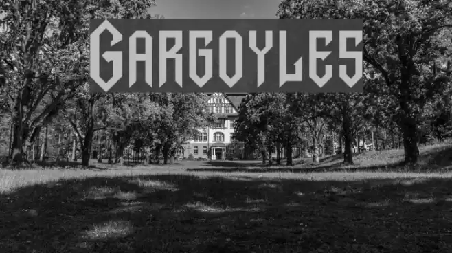 Gargoyles フォント examples