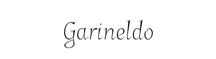 Garineldo  font caratteri gratis