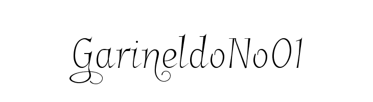 GarineldoNo01 Font