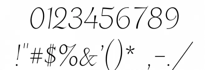 GarineldoNo01 Font OTHER CHARS