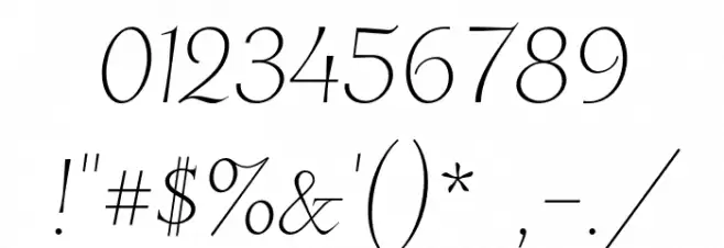 GarineldoNo01 Font OTHER CHARS