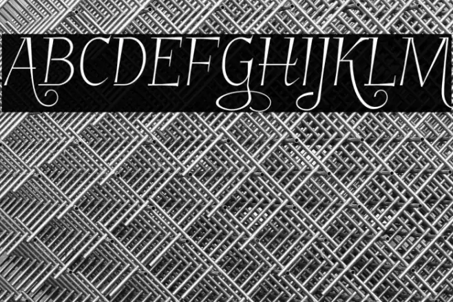 GarineldoNo01 Font examples