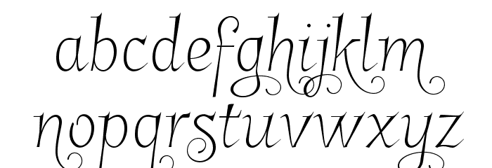 GarineldoNo01 Font LOWERCASE