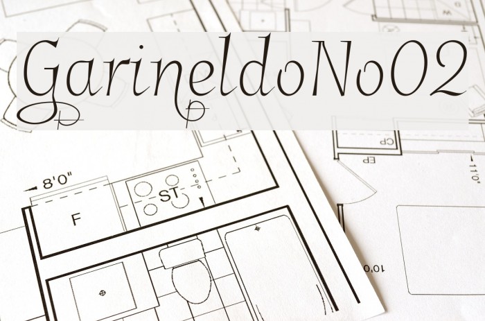GarineldoNo02 Font examples