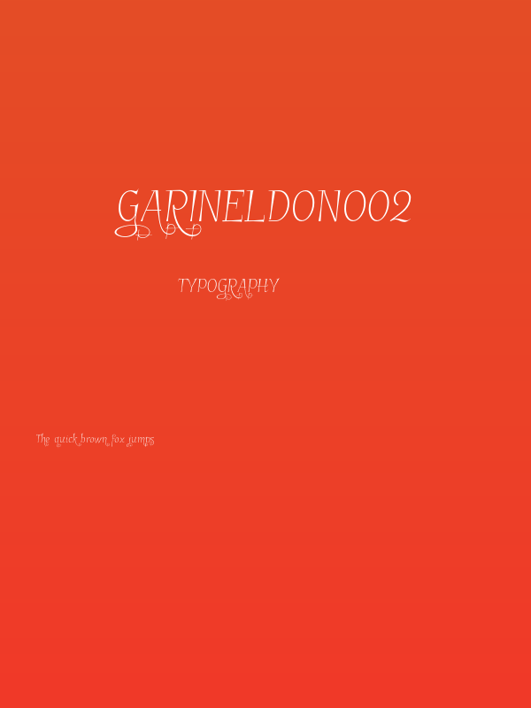 GarineldoNo02 Poster