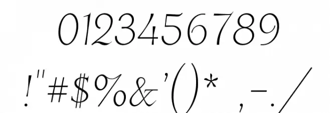 GarineldoSC Font OTHER CHARS