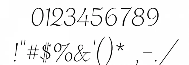 GarineldoSC Font OTHER CHARS