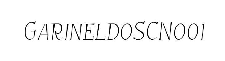 GarineldoSCNo01  Frei Schriftart Herunterladen