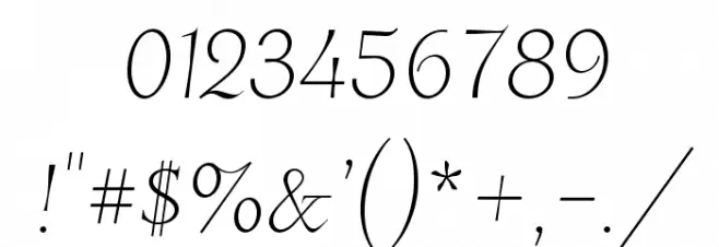 GarineldoSCNo01 Font OTHER CHARS