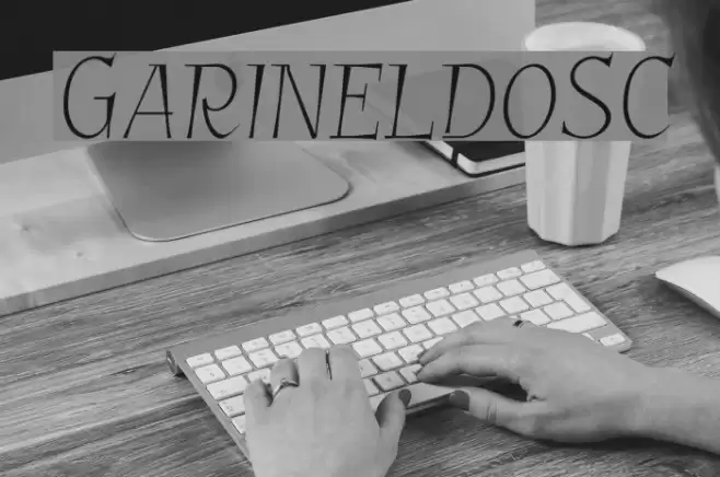 GarineldoSC Font examples