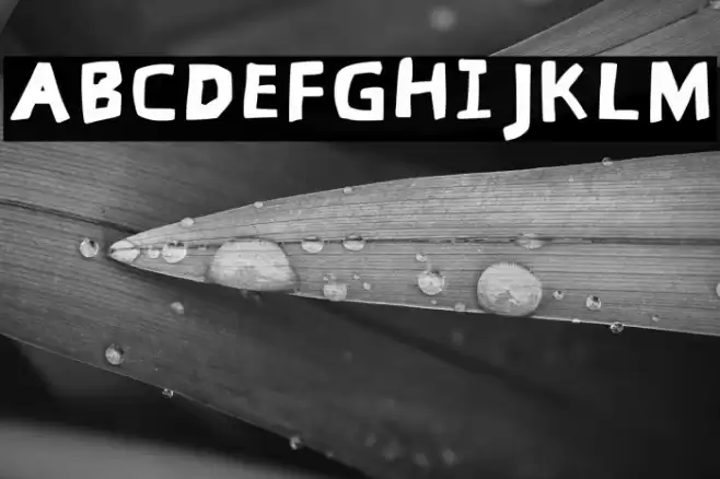 Garing Regular Font examples