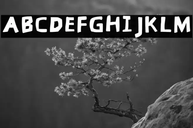 Garing Regular Font examples