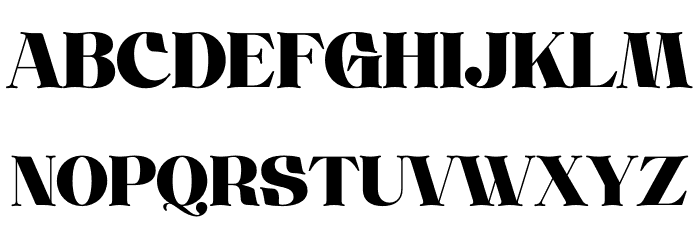 Garis Font Litere mari