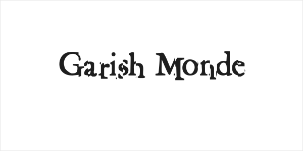 Garish Monde Logo
