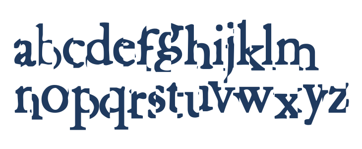 Garish Monde Lowercase