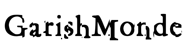 GarishMonde  Frei Schriftart Herunterladen