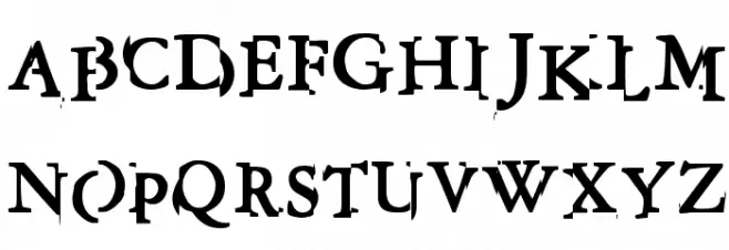 GarishMonde フォント 大文字