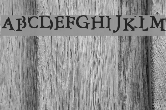 GarishMonde Font examples