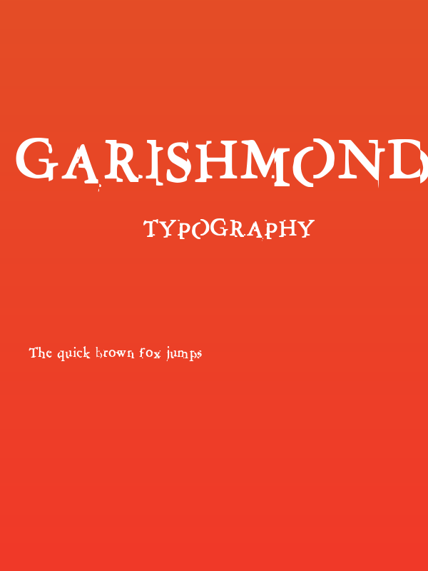 GarishMonde Poster