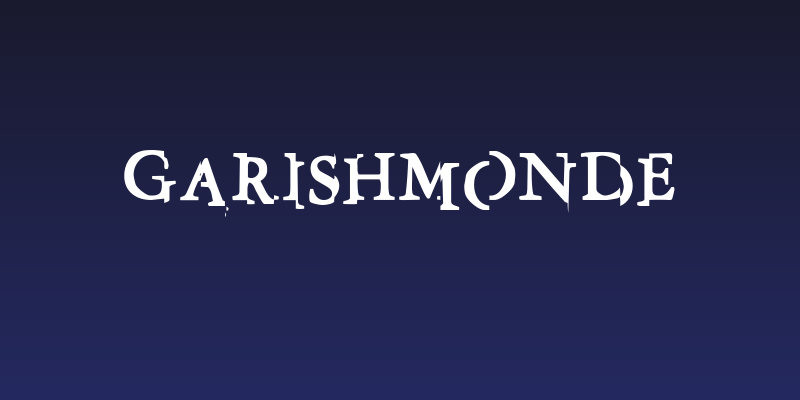 GarishMonde Social Header