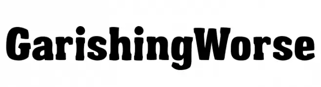 Garishing Worse  Frei Schriftart Herunterladen