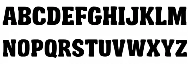 Garishing Worse Schriftart Groß