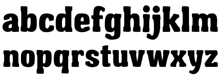 Garishing Worse Font LOWERCASE