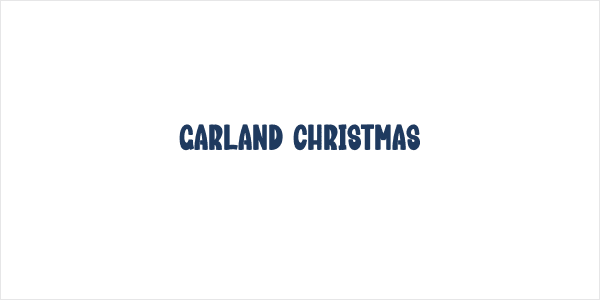 Garland Christmas Logo