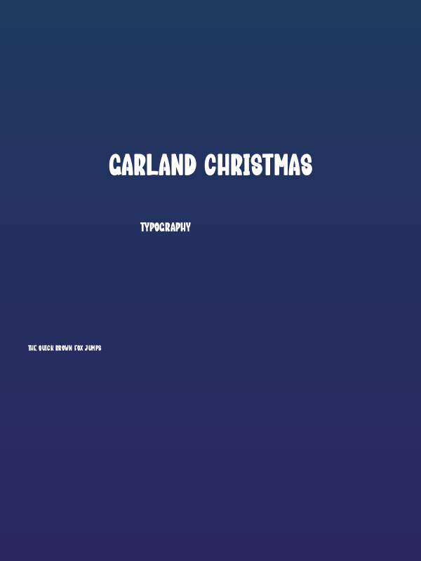 Garland Christmas Poster