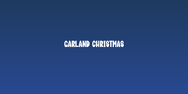 Garland Christmas Social Header