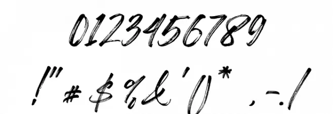 Garland Font OTHER CHARS