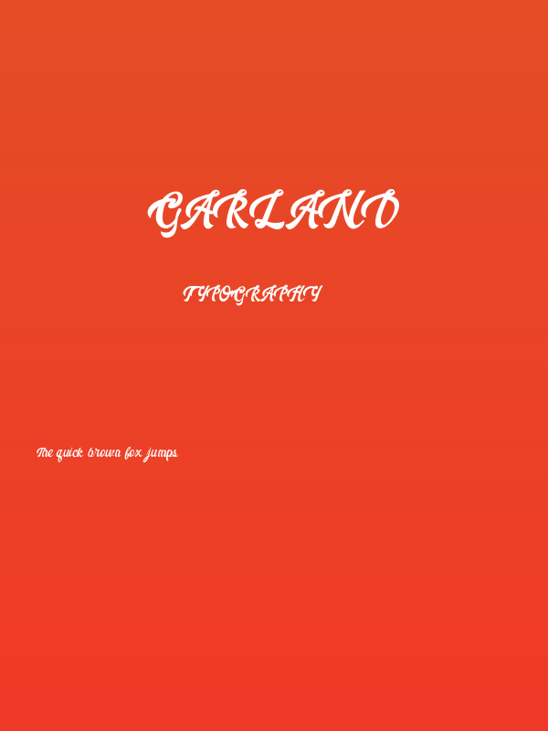 Garland Poster